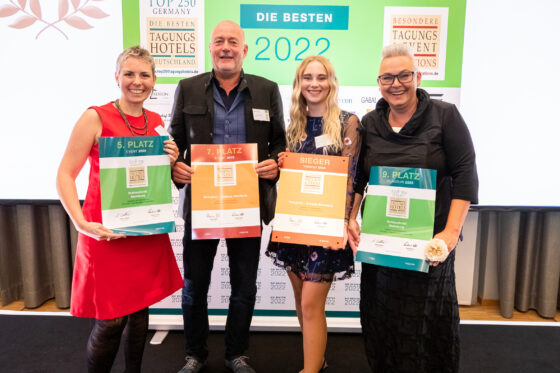 Wir sind Sieger bei den besten Tagungslocations 2022 in Deutschland
